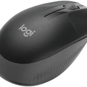 Logitech M190 Full Size Wireless Mouse, 1000 dpi Radio Optical Anthracite, 3 Buttons 18-Month Battery with Power Saving Wide Scroll Wheel, Scooped Buttons - Charcoal
