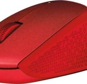 Logitech M330 Silent Plus Wireless Large Mouse, 2.4 GHz Wireless Connectivity, 1000 dpi Optical Sensor, Up to 10m Range, Quiet Buttons & Scroll Wheel, Up to 24Mo Battery Life,Red | 910-004911