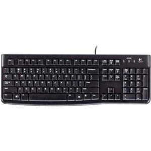Logitech K120 Keyboard With Arabic - Black