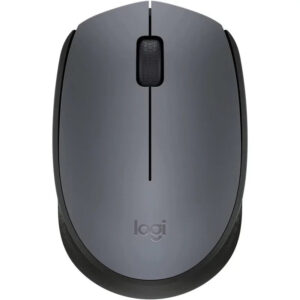 Logitech M170 Wireless Mouse, 2.4 GHz With USB Nano Receiver, Optical Tracking, 12-Months Battery Life, Ambidextrous, PC/Mac/Laptop - Grey, 910-004642