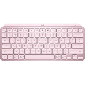 Logitech Mx Keys Mini Minimalist Wireless Illuminated Keyboard, Compact, Bluetooth, Backlit, Usb-C, Compatible With Apple Macos, Ios, Windows, Linux, Android, Metal Build - Rose, 920-010500