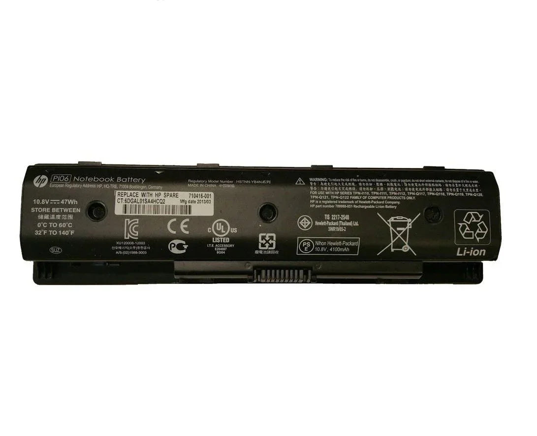 Compatible Laptop Battery for Hp Envy Leap Motion 17-j170ca M6-n012dx M7 P106 Pi06 15t Pi06 Hstnn-lb4n - Image 2